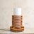 Late 20th Century French Stacked Wood Table Lamp, 1970s For Sale - Image 5 of 11