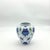 Ceramic Handmade Ceramic Lidded Jar (20cm) Blue and Turquoise Floral Ginger Vase Kupecik For Sale - Image 7 of 8