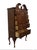 Vintage 1980's Cherry Chippendale Style, with Queen Anne legs. Large Pediment Highboy Chest Model no. 605-100. J 1019....