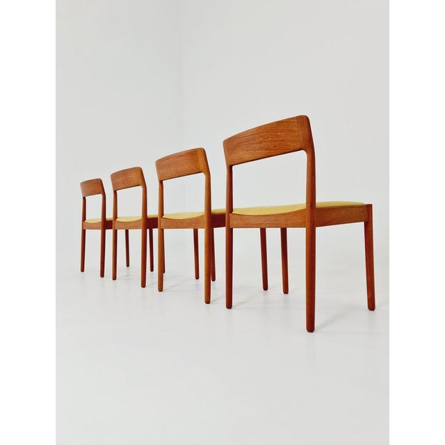 Danish Teak Dining Chairs by Johannes Norgaard 1960s, Set of 4 For Sale - Image 4 of 18