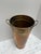 Metal Vintage Solid Brass Umbrella Vessel or Waste Basket For Sale - Image 7 of 7