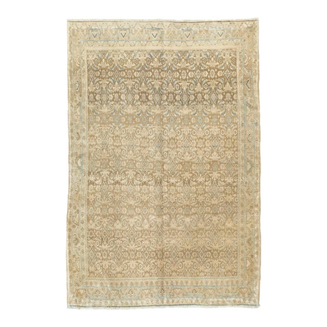 Vintage Tabriz Rug 3'8'' x 5'6'' For Sale