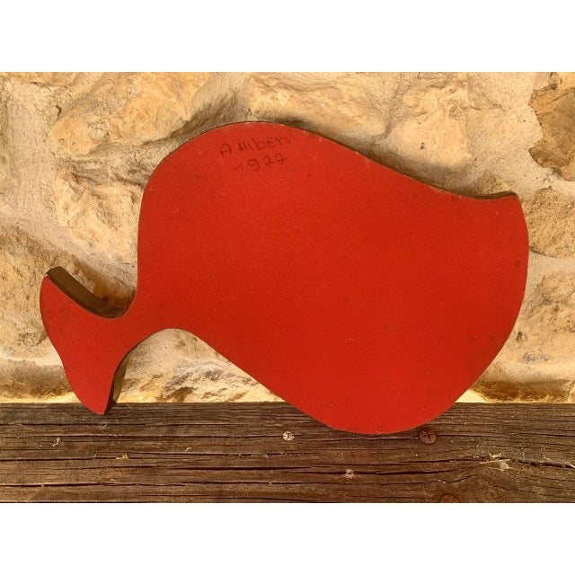 Vintage Scandinavian Wood Fish Sculpture by A. Hiben, 1977 For Sale - Image 14 of 16