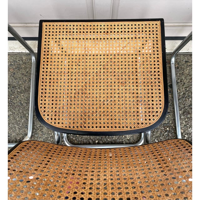 Marcel Breuer Attributed Cesca Dining Chairs Set of 6 For Sale - Image 11 of 12