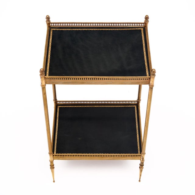 Metal 1940s Art Deco Period “Maison Bagues" Side Tables For Sale - Image 7 of 9