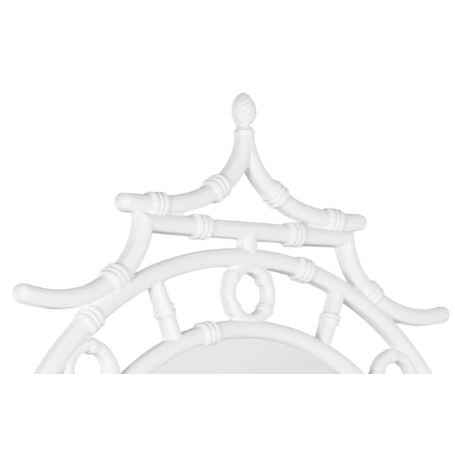 Reena Pagoda Round Wall Mirror For Sale - Image 11 of 12