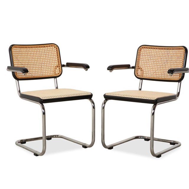 S 64 Cantilever Chairs in Black Metal from Thonet, Set of 2 For Sale - Image 17 of 17