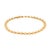 Metal Modern Minimalist Bezel Set Diamond Tennis Bracelet in 14k Yellow Gold 7 Inches For Sale - Image 7 of 16