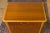 Mid-Century Modern Pair of French Mid-Century Mahogany Veneered Nightstands With Original Hardware For Sale - Image 3 of 13