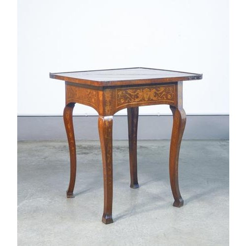 Opening Console Table in Inlaid Wood, 1800 For Sale - Image 16 of 18