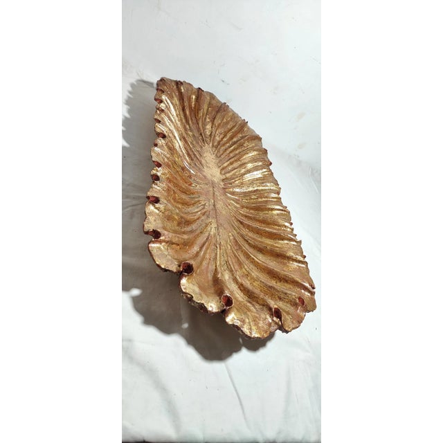 Baroque Poplar Wood and Gold Leaf Centerpiece, 1930s For Sale - Image 3 of 12