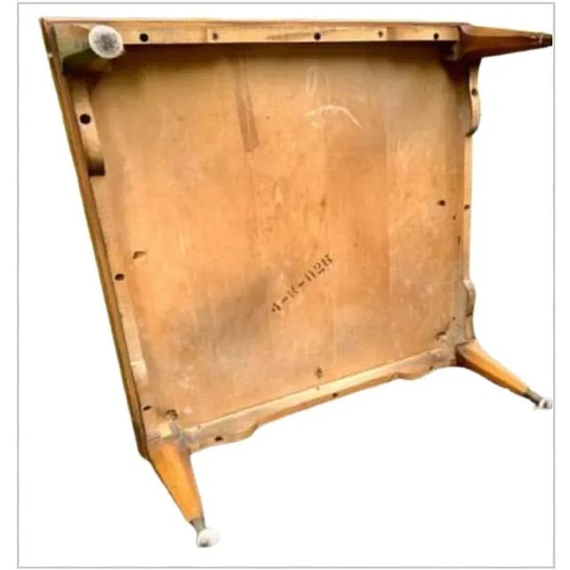 Wood 1960s Vintage Solid Pecan French Country Side Tables with Carrara Marble Top Insert - a Pair For Sale - Image 7 of 12