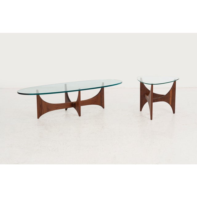 Adrian Pearsall for Craft Associates Oiled Walnut Coffee Table 1965 For Sale In Chicago - Image 6 of 12
