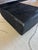 Custom Holly Hunt “Oasis” Cocktail Ottoman in Walnut & Black Hair on Hide Leather For Sale - Image 9 of 11