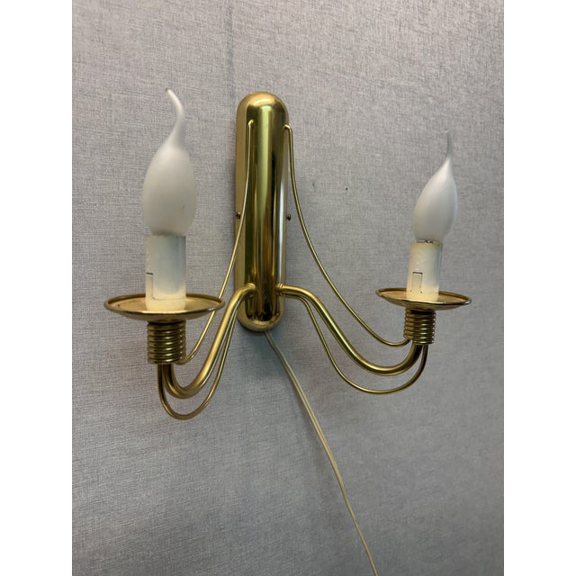 Double Wall Lamp attributed to E. R. Nele for Temde, 1960s For Sale - Image 6 of 18