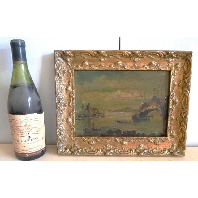 Unknown, Seascape, 1800s, Oil and Copper For Sale - Image 14 of 15