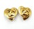Contemporary Chanel Vintage Gold Plated Spiral CC Heart Clip on Earrings, A Pair For Sale - Image 3 of 4