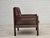 Vintage Scandinavian Armchair in Furniture Leather and Beech, 1970s For Sale - Image 10 of 18