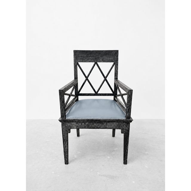 Art Nouveau Armchairs attributed to Josef Hoffmann School, Vienna, 1912, Set of 3 For Sale - Image 3 of 18