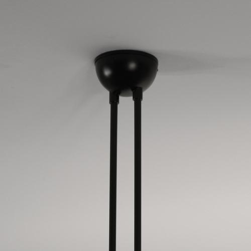 Not Yet Made - Made To Order Mid-Century Modern Black Two Fixed Arms Ceiling Lamp from Serge Mouille For Sale - Image 5 of 8