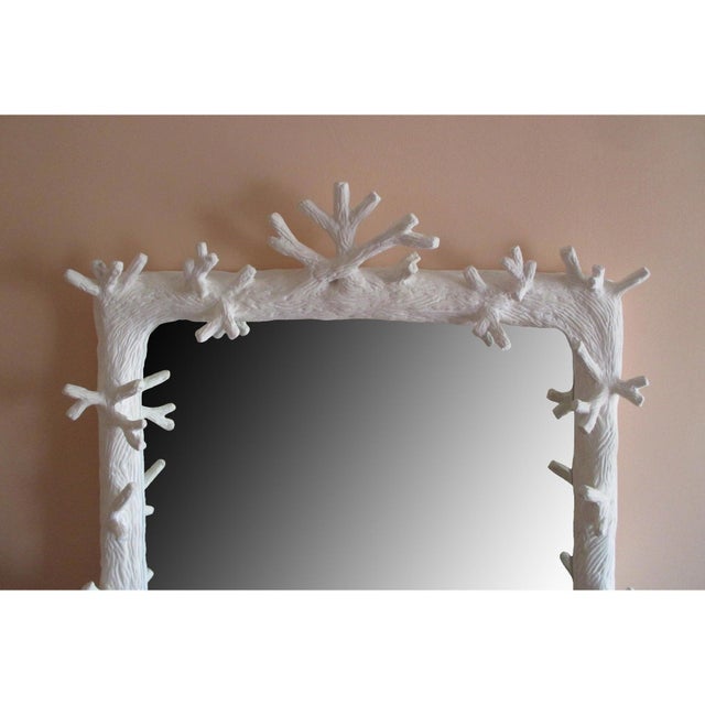 Oversized Twig Floor Mirror Attributed to John Dickinson, Late 20th Century For Sale - Image 6 of 6
