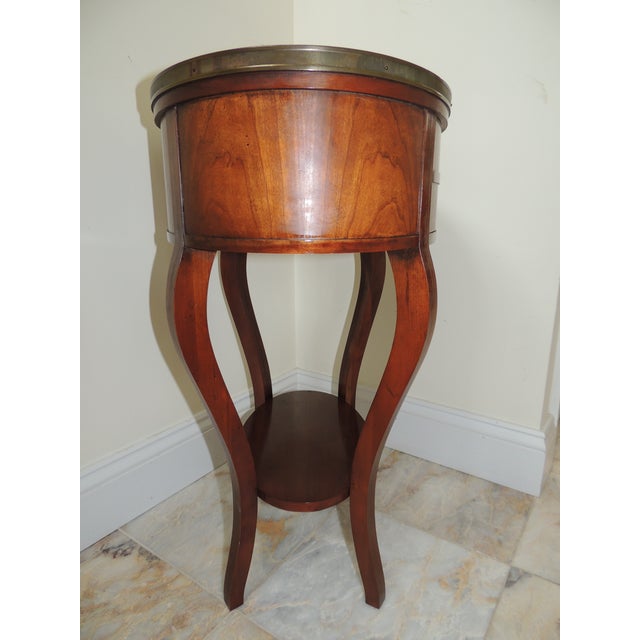 1970s Baker Accent One Drawer Table For Sale - Image 9 of 12