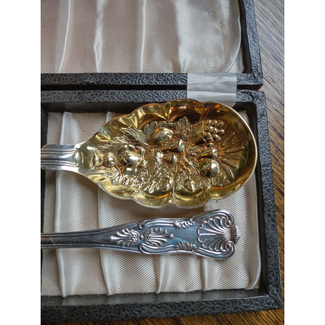 Traditional Antique Set of 2 William Adams Salad Set in Original Box For Sale - Image 3 of 9