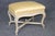 1950's Pair Louis XV Style Painted Decorated Benches For Sale - Image 4 of 11