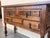 19th Century Catalan Spanish Carved Walnut Console Sofa Table, Four Drawers For Sale - Image 10 of 10