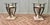 A Pair of Italian Classical Style Side Tables The tables are finished in simulated marble and bronze and is designed in a...
