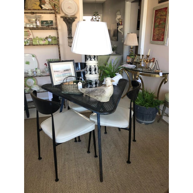Mid-Century Modern 1950s Vintage Triangle Table For Sale - Image 3 of 6