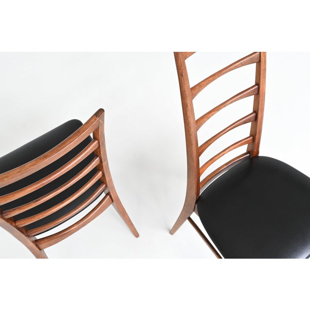 Model Lis Dining Chairs in Rosewood by Niels Koefoed for Koefoeds Møbelfabrik, 1960s, Set of 4 For Sale - Image 11 of 18