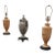 Elevate Your Living Space With This Stunning Pair of Vintage Italian Neoclassical Urn Lamps. For Sale