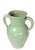 Arts and Crafts, Rustic, Farmhouse, style pottery vase having an urn form body with two handles. The vase is in good,...