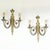 Gold Louis XVI Style Bronze Wall Sconces, France, 1960s, Set of 2 For Sale - Image 8 of 13