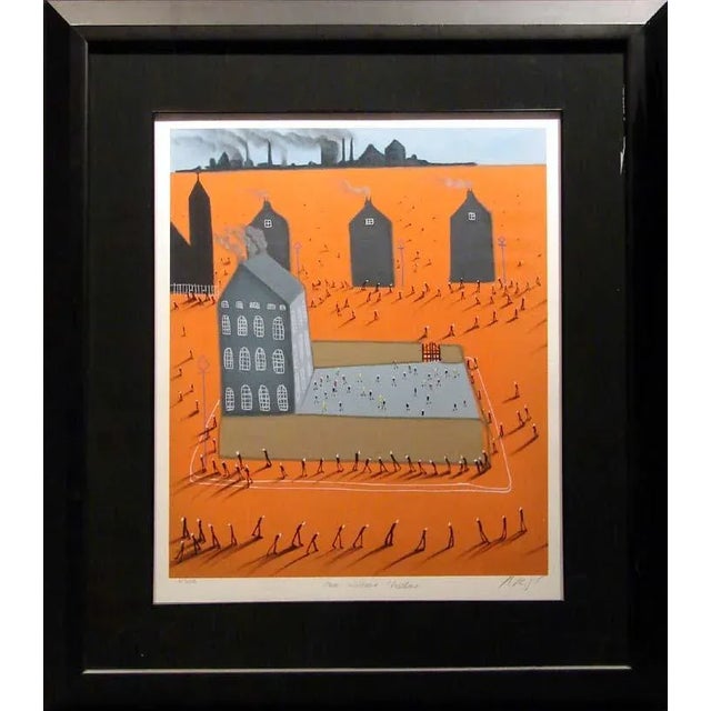 2000 - 2009 Mackenzie Thorpe "Time Without Shadow" Hand Signed Original Limited Edition Serigraph on Paper For Sale - Image 5 of 5