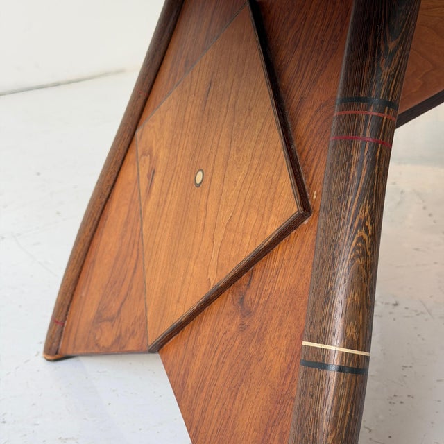 Inlaid Studio Made Coffee Table by Steven Spiro For Sale - Image 9 of 12