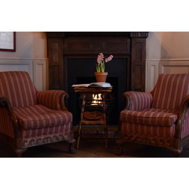Brown Sharland England Pimlico Antique Bamboo Side Table For Sale - Image 8 of 8