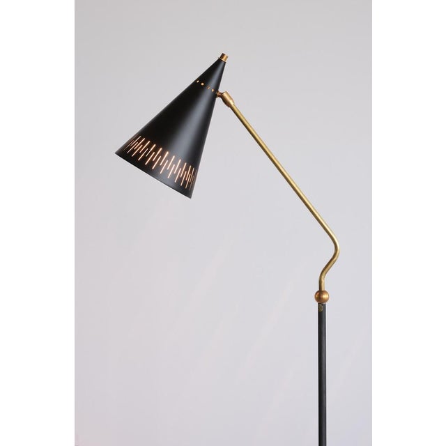 Swedish Floor Lamp by Svend Aage Holm Sørensen for Asea, 1950s For Sale - Image 9 of 16