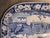 19th Century Blue Transferware Plate With Boatman Scene For Sale - Image 6 of 7