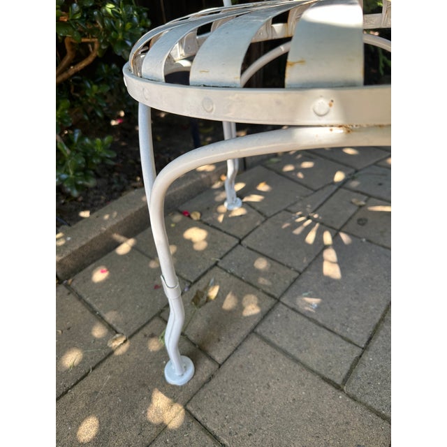 Francois Carre 1920s Francois Carre Metal Garden Chair Sunburst For Sale - Image 4 of 10