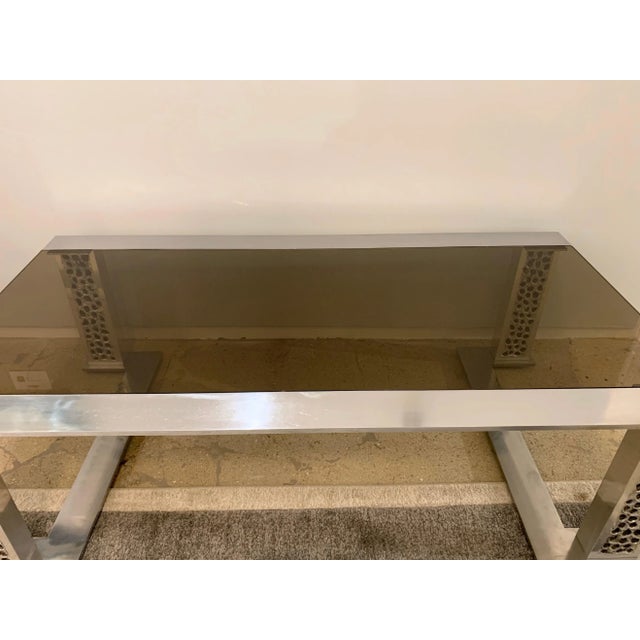 Mid-Century Modern Willy Luyckx Aluclair Belgian 1970s Sculptural Table For Sale - Image 3 of 13