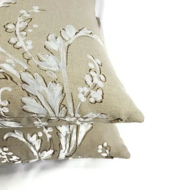 Manuel Canovas Volanges in Lin Pillow Cover For Sale In Portland, OR - Image 6 of 7