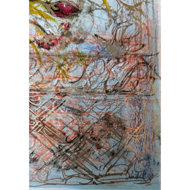 1980s 1980s Edna Hibel "Illusion" - Li577- Signed Artist's Proof - 20 X 15 - Floral Vase Unframed For Sale - Image 5 of 5