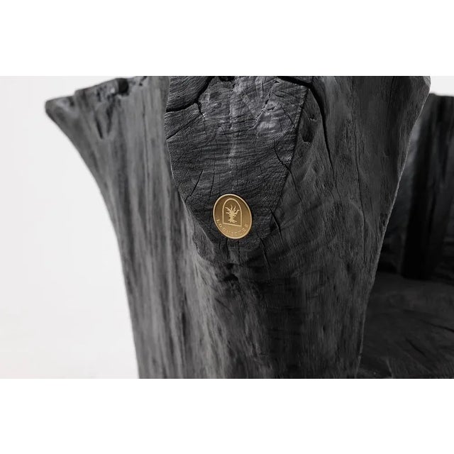 Brutalist Sculptural Armchair by Logniture For Sale - Image 11 of 18