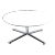 Modern Mario Ruiz for Studio Tk Bevy Round White Corian Top Coffee Table For Sale