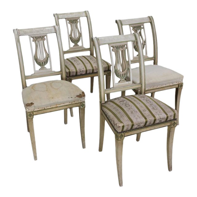 20th Century French Dining Room Chairs Set Of 4 Chairish