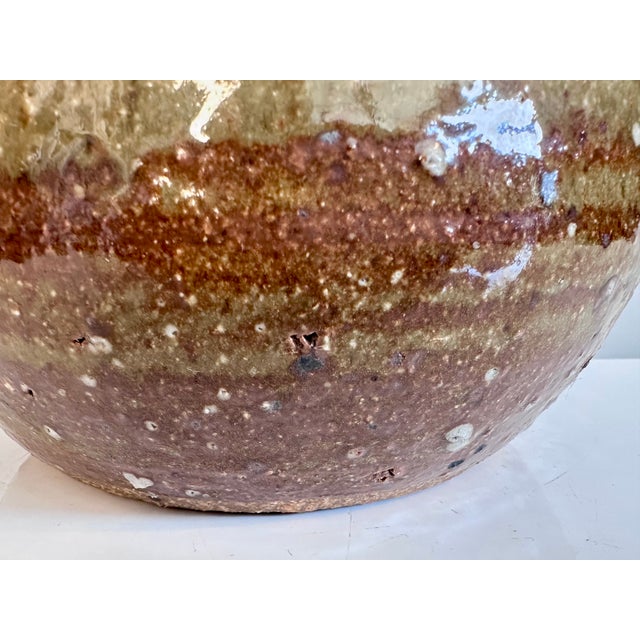 Ceramic Expressive Studio Ceramic Vase with Glaze Bumps and Cut-Out Opening, Germany, 1970s For Sale - Image 7 of 15