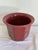 Vintage Artmark Portugal Red Ceramic Planter For Sale - Image 4 of 7