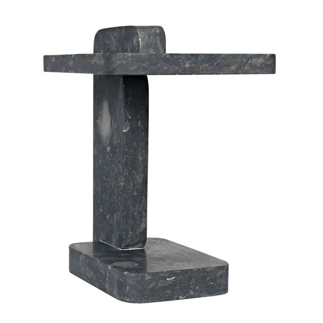 Not Yet Made - Made To Order NOIR North Side Table, Black Marble For Sale - Image 5 of 7